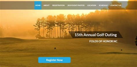 Sample Perfect Golf Event Websites .